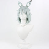 Cosplay Perruque Yani Neko Chainsmoker Cat(2026) Anime Cosplay Perruque Verte+Oreilles