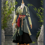 Where Winds Meet(2025) Yingying Tenue Verte Wuxia Hanfu Cosplay Costume