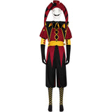 The Freak Circus Harlequin Tenue Verte et Pierrot Tenue Rouge Cosplay Costume