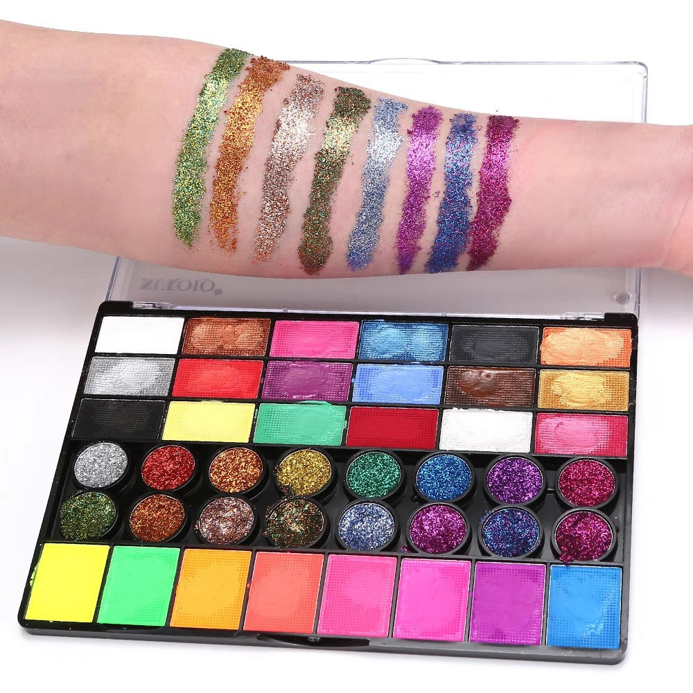 Cosplay Accessoire Peinture Corporelle Hydrosoluble pour Maquillage Scénique Halloween 15/42 Couleurs