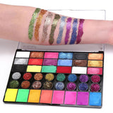 Cosplay Accessoire Peinture Corporelle Hydrosoluble pour Maquillage Scénique Halloween 15/42 Couleurs