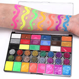Cosplay Accessoire Peinture Corporelle Hydrosoluble pour Maquillage Scénique Halloween 15/42 Couleurs