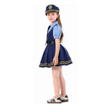Cosplay Costume Judy Zootopia Film Cosplay Tenue Robe Bleue Enfant