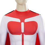 Invincible Saison 3(2025) Omni-Man Nolan Tenue Rouge et Blanche Cosplay Costume