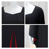 La Famille Addams 2(2025) Morticia Addams Robe Noire Cosplay Costume