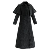 La Famille Addams 2(2025) Mercredi Manteau à Carreaux Cosplay Costume
