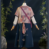 Where Winds Meet(2025) Hong Xian Wuxia Hanfu avec Cape Cosplay Costume