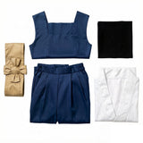 Cosplay Costume Zanka Gachiakuta Anime Cosplay Tenue Bleue Homme & Femme