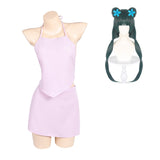 The Apothecary Diaries Saision 2(2025) Maomao Peignoir Rose Cosplay Costume avec Perruque