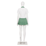 Cosplay Costume Mizi Alien Stage(2026) TV Cosplay Uniforme Blanche et Verte Femme