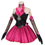 Cosplay Costume D.Va Overwatch Jeu Cosplay Robe Rouge Femme