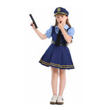 Cosplay Costume Judy Zootopia Film Cosplay Tenue Robe Bleue Enfant