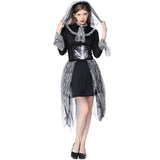 Déguisement Catrina Femme Robe Noire pour Le Jour des Morts