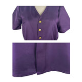 Cosplay Costume Beth Evil Dead Rise Film Cosplay Robe Violette Femme