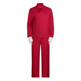Cosplay Costume La Main Film Tenue de Ninja Rouge Femme
