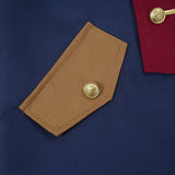 Cosplay Costume George Washington Tenue Président Bleue avec Chapeau