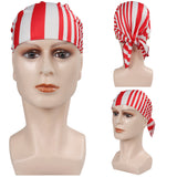 One Piece Buggy Chapeau Rayé Rouge Cosplay Accessoire