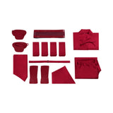 Cosplay Costume La Main Film Tenue de Ninja Rouge Femme