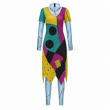 Cosplay Costume Sally L'Étrange Noël de Monsieur Jack Robe+Combinaison Femme