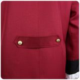 Cosplay Costume George Washington Tenue Président Rouge