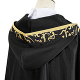 Cosplay Costume Colette Loire Wistoria: Wand and Sword Anime Cosplay Tenue Noire et Jaune Femme
