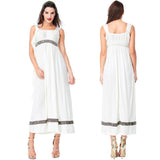 Déguisement Robe Blanche Romain Antique Costume de Couple pour Halloween