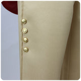 Cosplay Costume George Washington Tenue Président Rouge