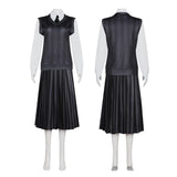La Famille Addams 2(2025)Mercredi Uniforme Bleu/Noir Cosplay Costume