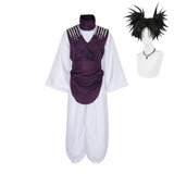 Adulte Jujutsu Kaisen Choso Tenue Violette Cosplay Costume Perruque