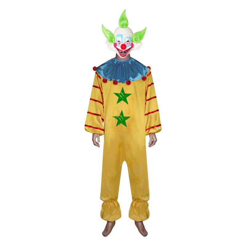 Adulte Killer Klowns From Outer Space Clowns Combinaison Cosplay Costume Halloween Carnival Masque