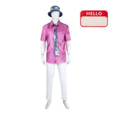 Adulte Zootopia 2(2025) Nick Wilde Chemise Rose Tenue Cosplay Costume