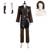 Anakin Skywalker Darth Vader Uniform Cosplay Costume Perruque Gants