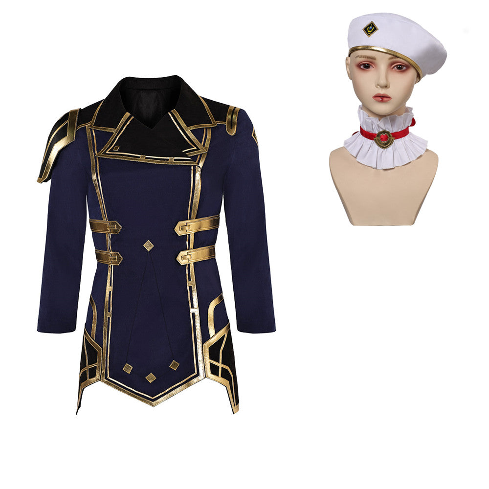 Arcane: League Of Legends Saison 2(2024) Caitlyn Kiramman Veste Cosplay Costume Chapeau