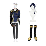 Arcane: League of Legends Saison 2(2024) Caitlyn Kiramman The Sheriff of Piltover Cosplay Costume Perruque CHaussures