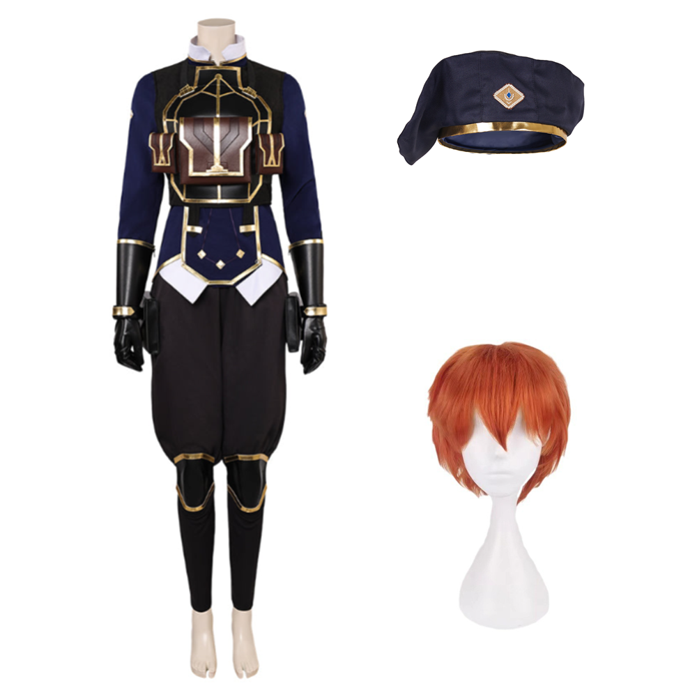 Arcane: League of Legends Saison 2(2024) Nolen McGrady Cosplay Costume Chapeau Perruque