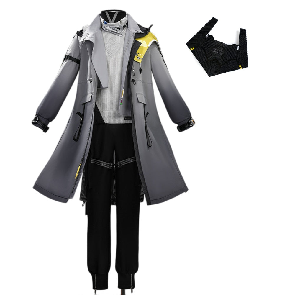 Arknights: Endfield(2026) Homme Endministrator Tenue Grise Cosplay Costume
