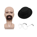 Breaking Bad 2(2025) Walter White Lunettes/Chapeau/Barbe Cosplay Accessoires