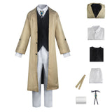 Bungo Stray Dogs Dazai Osamu Kaki Uniform Cosplay Costume