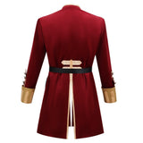 Cosplay Costume Washington Young Washington(2026) Film Cosplay Veste Rouge+Chapeau Homme