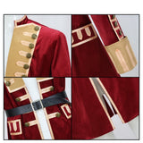 Cosplay Costume Washington Young Washington(2026) Film Cosplay Veste Rouge+Chapeau Homme