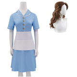Waitress Jenne Robe Bleue Cosplay Costume