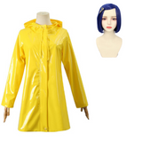 Coraline Manteau  Bandeau Cosplay Costume Halloween Carnival Perruque