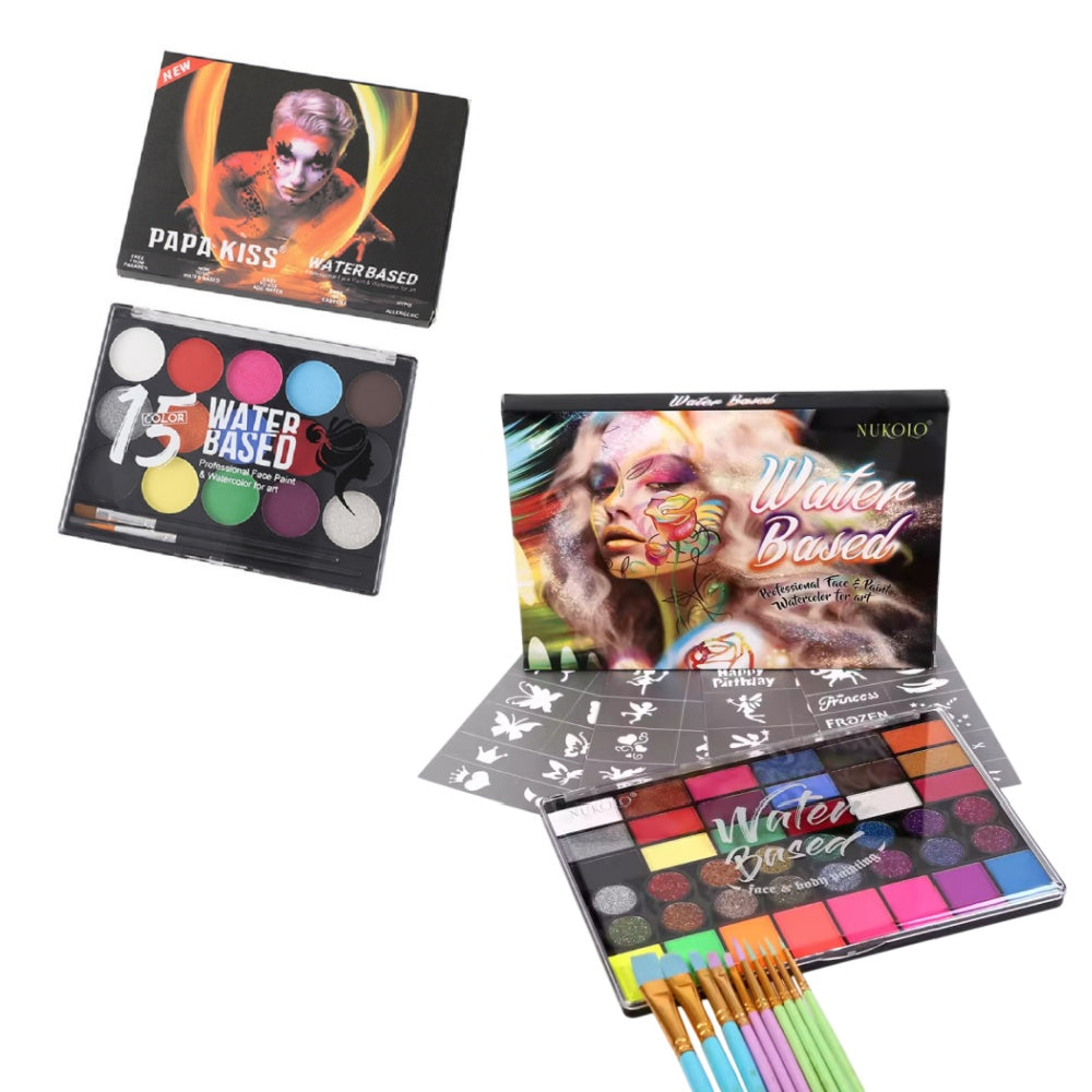 Cosplay Accessoire Peinture Corporelle Hydrosoluble pour Maquillage Scénique Halloween 15/42 Couleurs