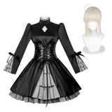 Cosplay Costume Altria Pendragon Fate Grand Order Jeu Cosplay Robe Noire Femme