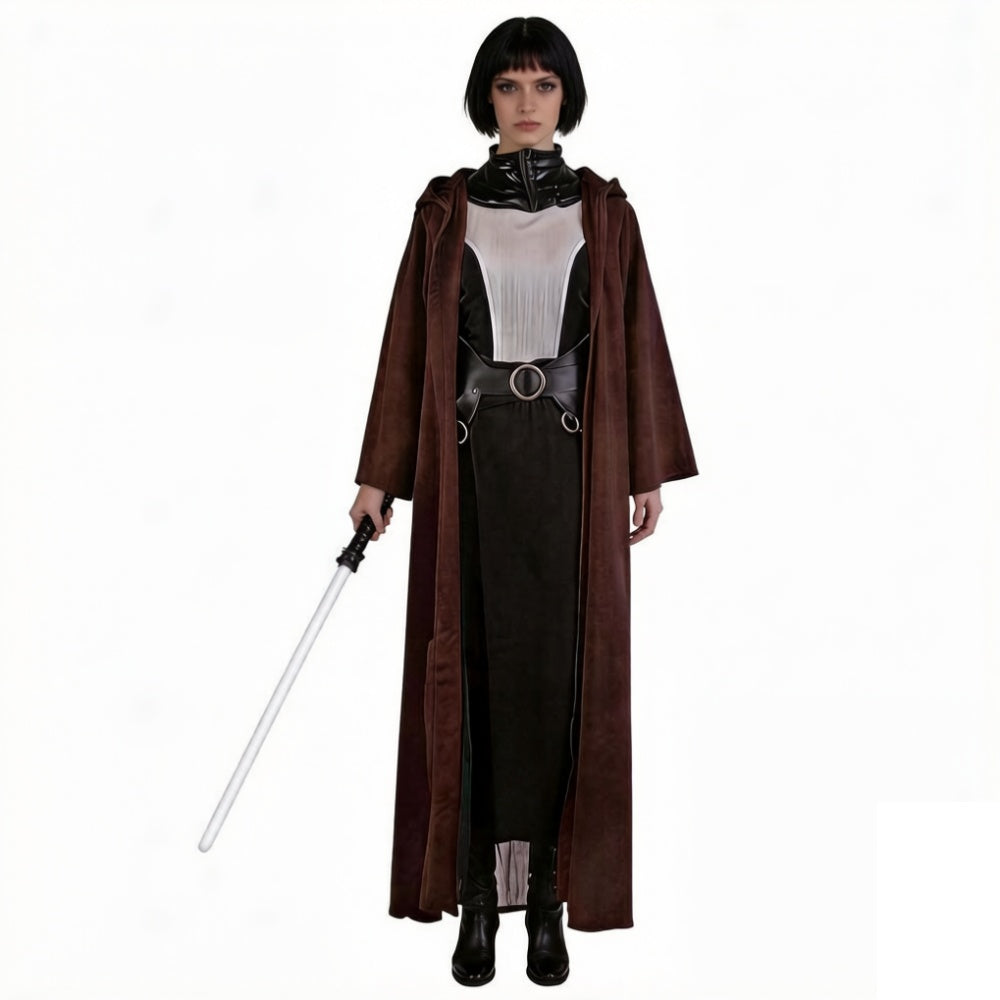 Cosplay Costume Asajj Ventress Maul: Seigneur de l'Ombre(2026) TV Cosplay Tenue Marron Femme