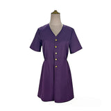 Cosplay Costume Beth Evil Dead Rise Film Cosplay Robe Violette Femme