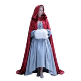 Cosplay Costume Catherine Earnshaw Wuthering Heights(2026) Film Cosplay Robe Rouge Femme