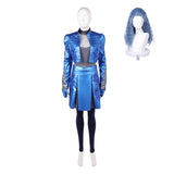 Cosplay Costume Chloe Descendants: Wicked Wonderland(2026) Film Cosplay Tenue Bleue et Noire Femme
