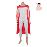 Cosplay Costume Coalition Soldier Nolan Invincible 4(2026) TV Cosplay Tenue Rouge et Grise Homme