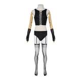 Cosplay Costume Dr. Frank-N-Furter La Folle Histoire de Rocky Horror(1975) Film Cosplay Tenue Noire Homme